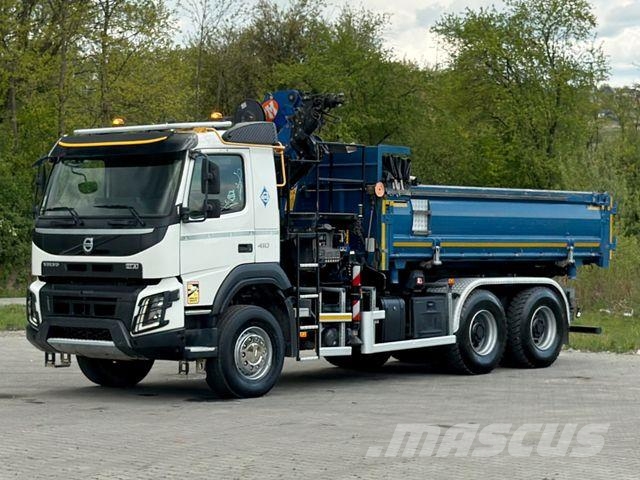 Volvo FMX 410 Kipper 5,00m *PM 18.5 TP/FUNK *6x4 Autožeriavy, hydraulické ruky