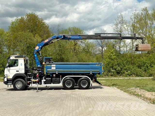 Volvo FMX 410 Kipper 5,00m *PM 18.5 TP/FUNK *6x4 Autožeriavy, hydraulické ruky