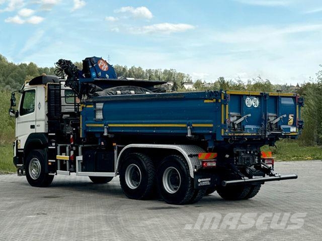 Volvo FMX 410 Kipper 5,00m *PM 18.5 TP/FUNK *6x4 Autožeriavy, hydraulické ruky