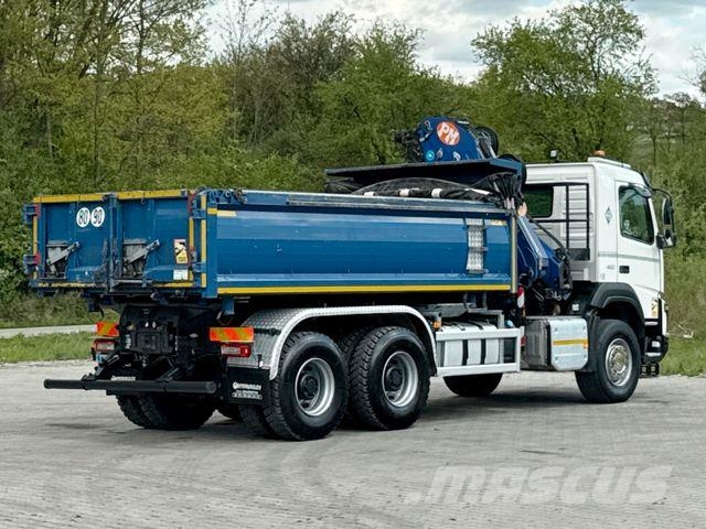 Volvo FMX 410 Kipper 5,00m *PM 18.5 TP/FUNK *6x4 Autožeriavy, hydraulické ruky