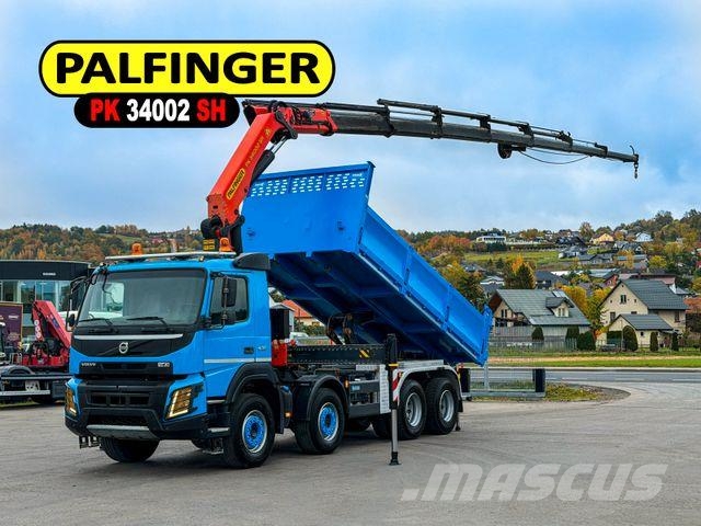 Volvo FMX 420 Kipper 5,40m *PK 34002/FUNK *8x4 クレーントラック、ユニック車