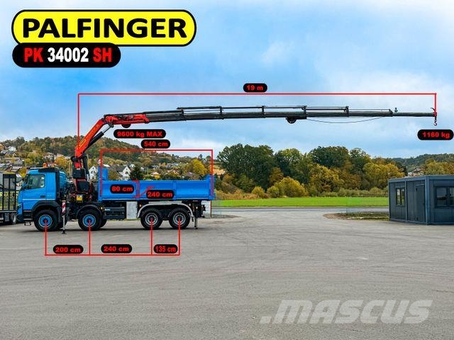 Volvo FMX 420 Kipper 5,40m *PK 34002/FUNK *8x4 クレーントラック、ユニック車