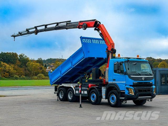 Volvo FMX 420 Kipper 5,40m *PK 34002/FUNK *8x4 クレーントラック、ユニック車