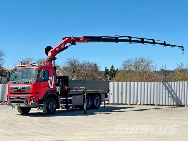 Volvo FMX 420 PRITSCHE 5,80m *HMF 2420 K8+FUNK/6x6 Camiones grúa