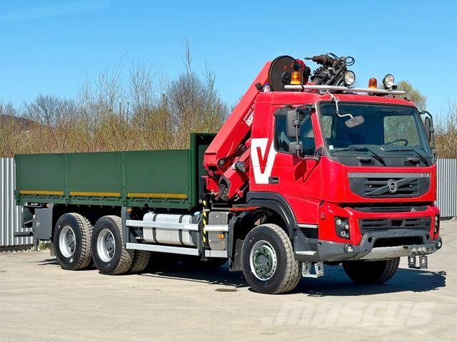 Volvo FMX 420 PRITSCHE 5,80m *HMF 2420 K8+FUNK/6x6 Camiones grúa