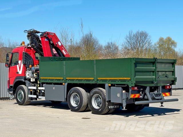 Volvo FMX 420 PRITSCHE 5,80m *HMF 2420 K8+FUNK/6x6 Camiones grúa
