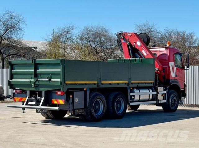 Volvo FMX 420 PRITSCHE 5,80m *HMF 2420 K8+FUNK/6x6 Camiones grúa