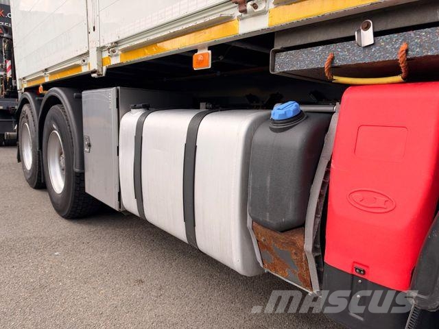 Volvo FMX 460 8x4 BB FASSI F660+Fly-Jib 64 t/m Pritschenwagen/Pritschenwagen mit Seitenklappe