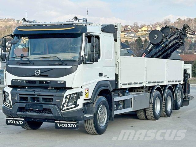 Volvo FMX 460 HIAB X - HIPRO 302 EP - 5 + FUNK/ 8x4 Darus teherautók