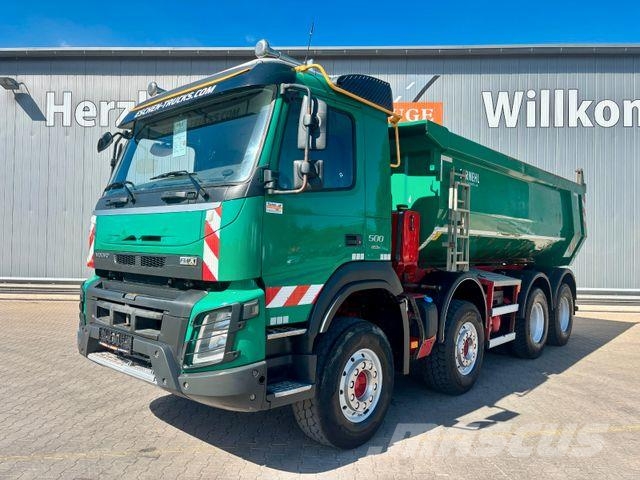 Volvo FMX 500 8x4/Carnehl 17,7m³ | I-Shift*Navi*ALU Savivarčių priekabų vilkikai