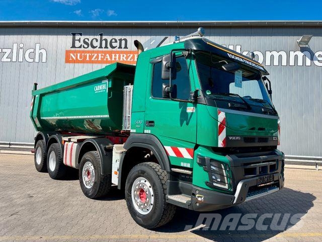 Volvo FMX 500 8x4/Carnehl 17,7m³ | I-Shift*Navi*ALU Savivarčių priekabų vilkikai