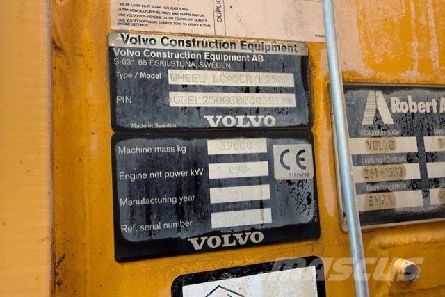 Volvo L250G معدات البناء - غير ذلك