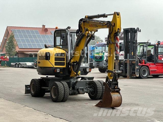 Wacker 6503-2 4x4 Mobilbagger / Löffel/60PS/2015 Gumikerekes kotrók