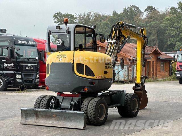 Wacker 6503-2 4x4 Mobilbagger / Löffel/60PS/2015 Gumikerekes kotrók