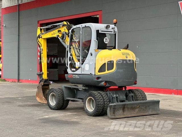 Wacker 6503-2 4x4 Mobilbagger / Löffel/60PS/2015 Gumikerekes kotrók
