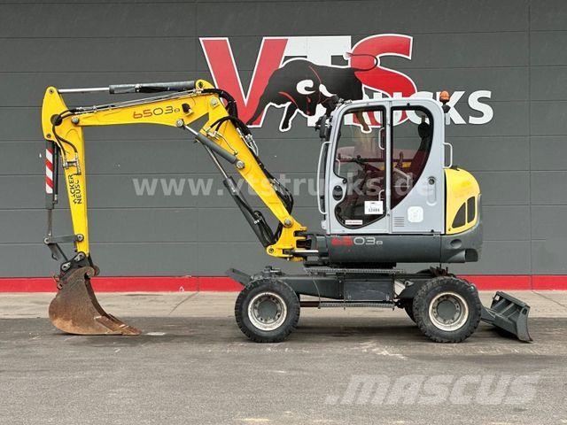 Wacker 6503-2 4x4 Mobilbagger / Löffel/60PS/2015 Gumikerekes kotrók