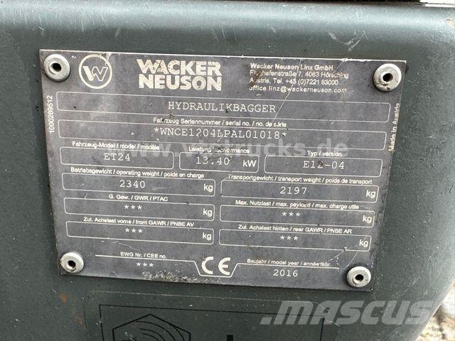 Wacker ET 24 Wechsler + 2 Löffel/18 PS 2016 Mini bagri <7t