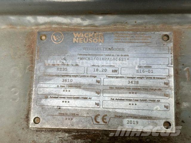 Wacker ET 35 2019 19kW Mini bagri <7t