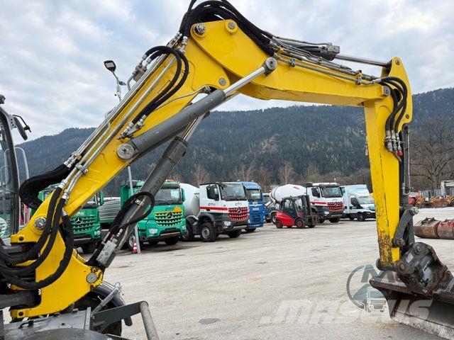 Wacker EW100 Powertilt 3X Löffeln Hammerleitung Mobilbagger