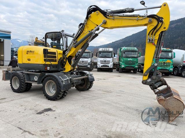 Wacker EW100 Powertilt 3X Löffeln Hammerleitung Mobilbagger