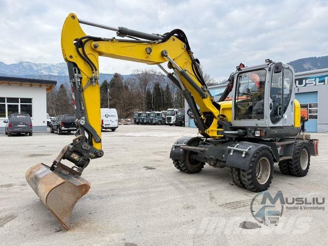 Wacker EW100 Powertilt 3X Löffeln Hammerleitung Mobilbagger
