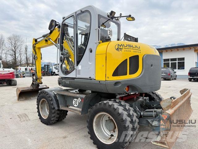 Wacker EW100 Powertilt 3X Löffeln Hammerleitung Mobilbagger