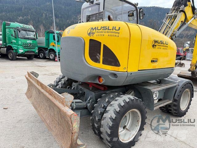 Wacker EW100 Powertilt 3X Löffeln Hammerleitung Mobilbagger