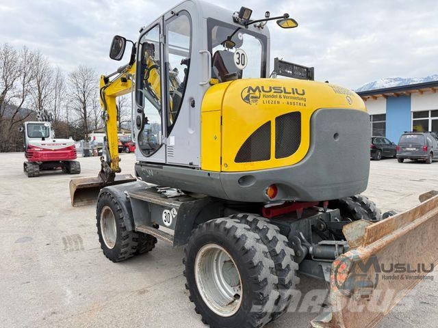 Wacker EW100 Powertilt 3X Löffeln Hammerleitung Mobilbagger