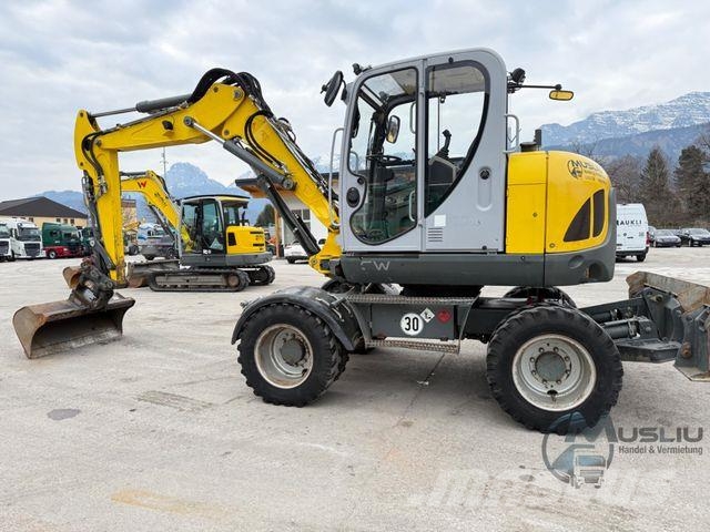 Wacker EW100 Powertilt 3X Löffeln Hammerleitung Mobilbagger