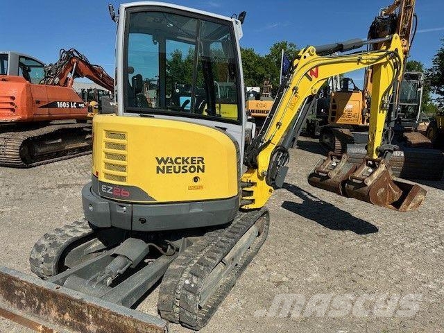 Wacker EZ 26, Hydr. S.W.S., 3x Löffel, Gummikette, TOP Minigrävare < 7t