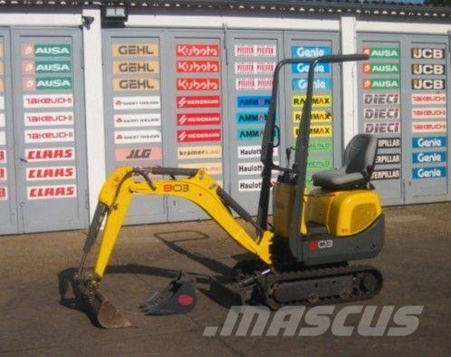 Wacker NEUSON 803 * 2x Löffel * * Verstellfahrwerk * Mini bagri <7t