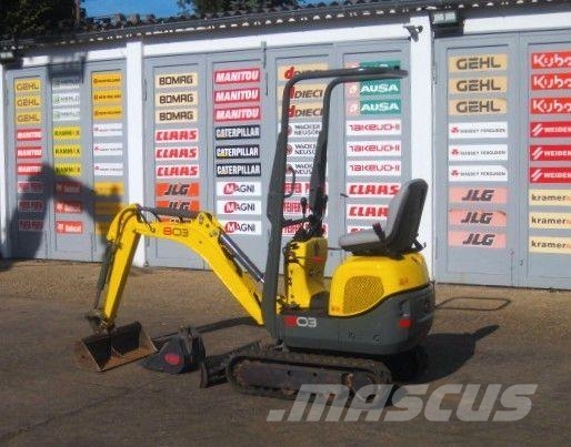 Wacker NEUSON 803 * 2x Löffel * * Verstellfahrwerk * Mini bagri <7t