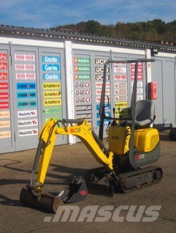 Wacker NEUSON 803 * 2x Löffel * * Verstellfahrwerk * Mini bagri <7t