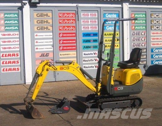 Wacker NEUSON 803 * 2x Löffel * * Verstellfahrwerk * Mini bagri <7t
