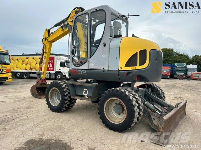 Wacker Neuson9503 EW/SW/4X4X4/Hydr. Verstell. /4800 Std حفارات بعجل