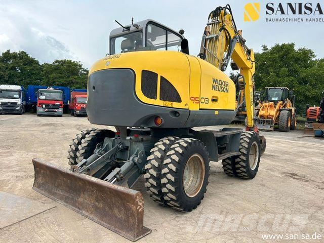 Wacker Neuson9503 EW/SW/4X4X4/Hydr. Verstell. /4800 Std حفارات بعجل