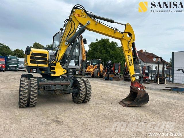 Wacker Neuson9503 EW/SW/4X4X4/Hydr. Verstell. /4800 Std حفارات بعجل