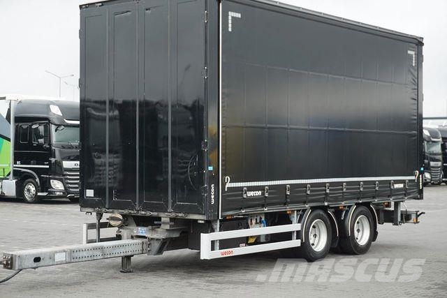 Wecon TANDEM / DŁ. 6,5 M / PRZEJAZDOWA / 16 PALET Тентовані причепи