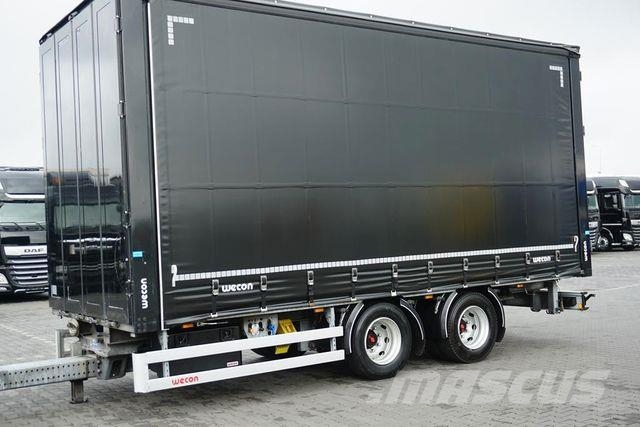 Wecon TANDEM / DŁ. 6,5 M / PRZEJAZDOWA / 16 PALET Тентовані причепи