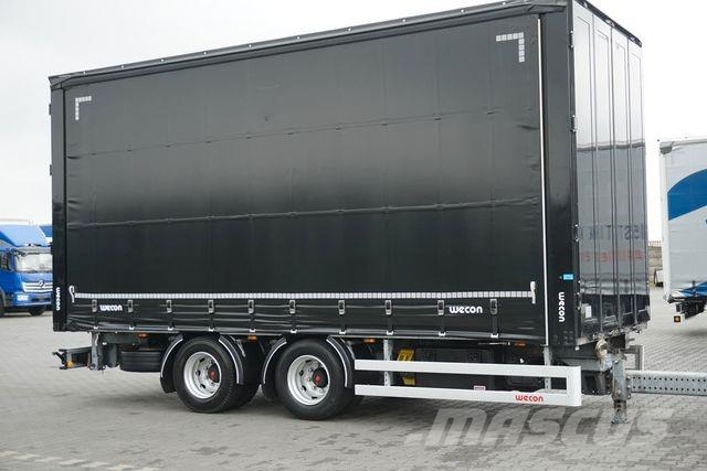 Wecon TANDEM / DŁ. 6,5 M / PRZEJAZDOWA / 16 PALET Тентовані причепи