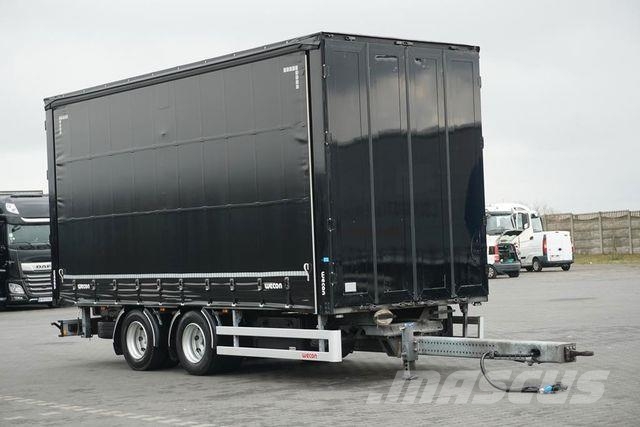 Wecon TANDEM / DŁ. 6,5 M / PRZEJAZDOWA / 16 PALET Тентовані причепи