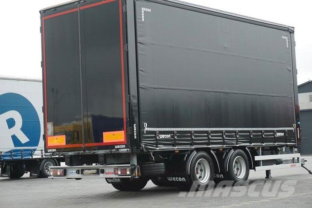 Wecon TANDEM / DŁ. 6,5 M / PRZEJAZDOWA / 16 PALET Тентовані причепи