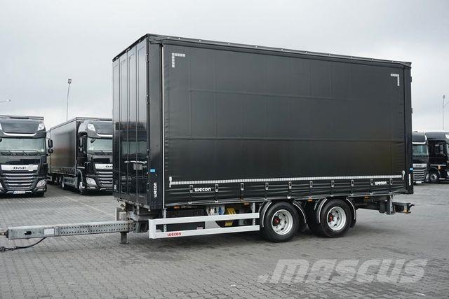 Wecon TANDEM / DŁ. 6,5 M / PRZEJAZDOWA / 16 PALET Тентовані причепи