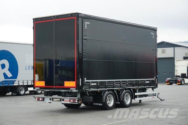 Wecon TANDEM / DŁ. 6,5 M / PRZEJAZDOWA / 16 PALET Тентовані причепи