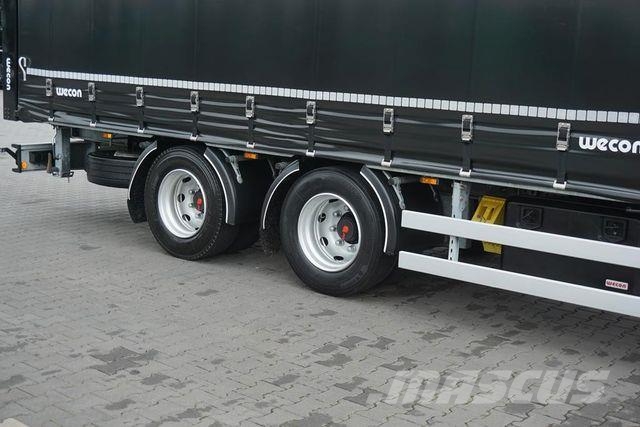 Wecon TANDEM / DŁ. 6,5 M / PRZEJAZDOWA / 16 PALET Тентовані причепи