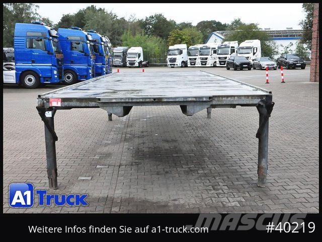 Wecon WPR 745, verzinkt, Telebeine, offen Plateau Platformen