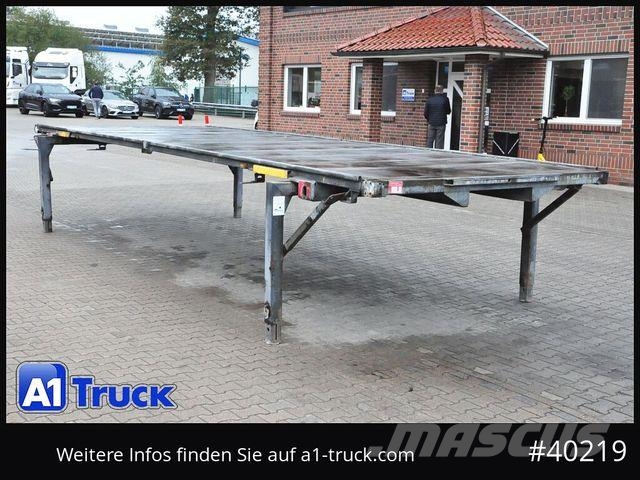 Wecon WPR 745, verzinkt, Telebeine, offen Plateau Platformen