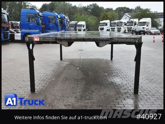 Wecon WPR 745, verzinkt, Telebeine, offen Plateau Platformen