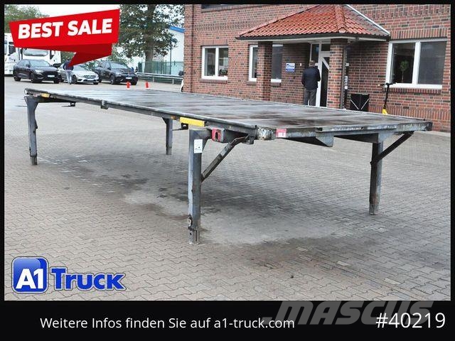 Wecon WPR 745, verzinkt, Telebeine, offen Plateau Platformen