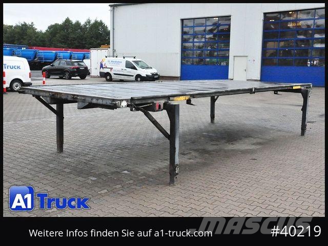 Wecon WPR 745, verzinkt, Telebeine, offen Plateau Platformen